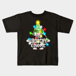 The Grouchy Gnome Christmas Matching Family Shirt Kids T-Shirt